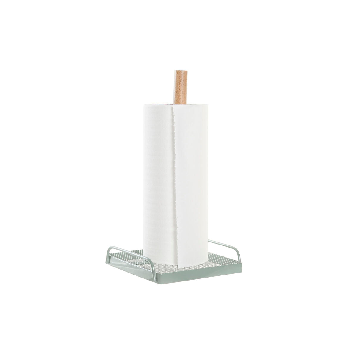 DKD Home Decor Küche Paper Halter Beige Metall Mint Pinewood – Produktansicht 3