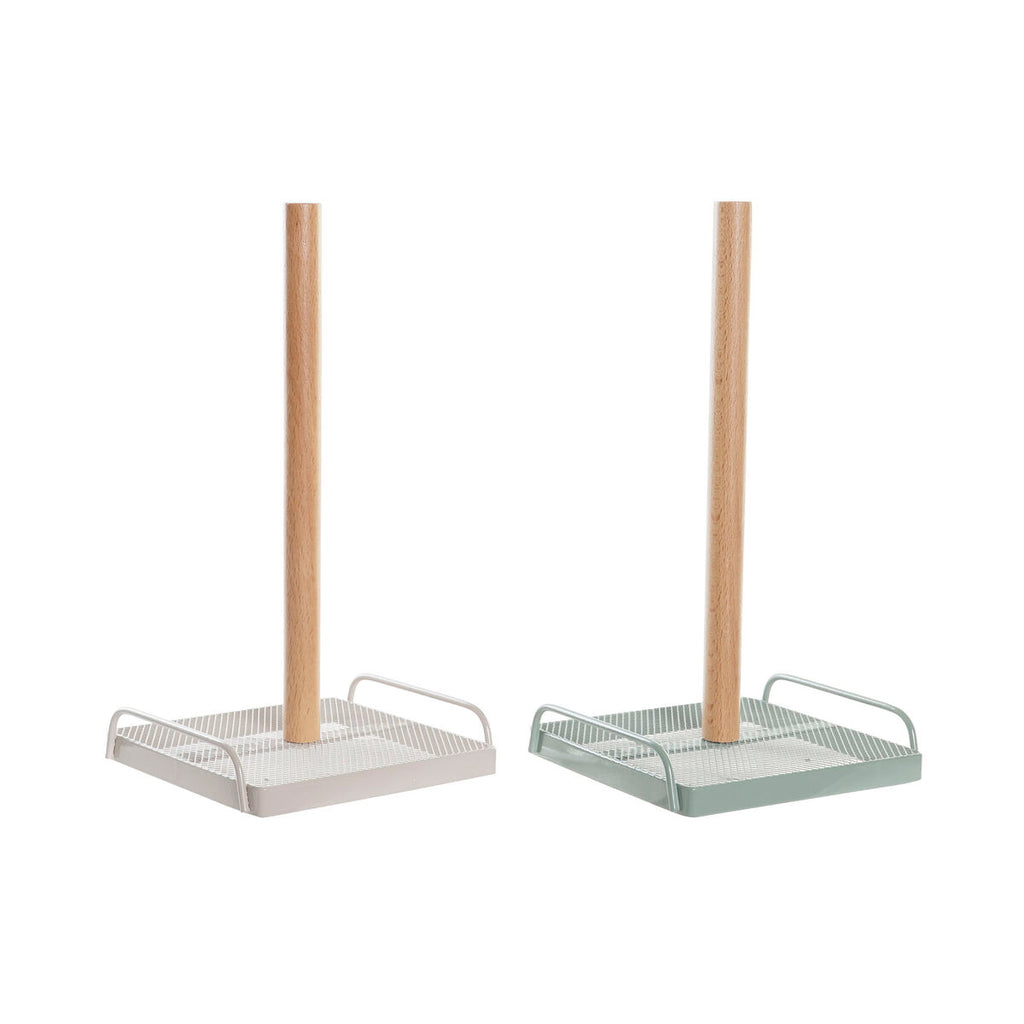 DKD Home Decor Küche Paper Halter Beige Metall Mint Pinewood – Produktansicht 1
