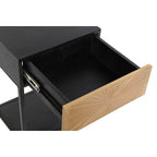 DKD Home Decor Nightstand Gold Schwarz Metall Holz – Produktansicht 3