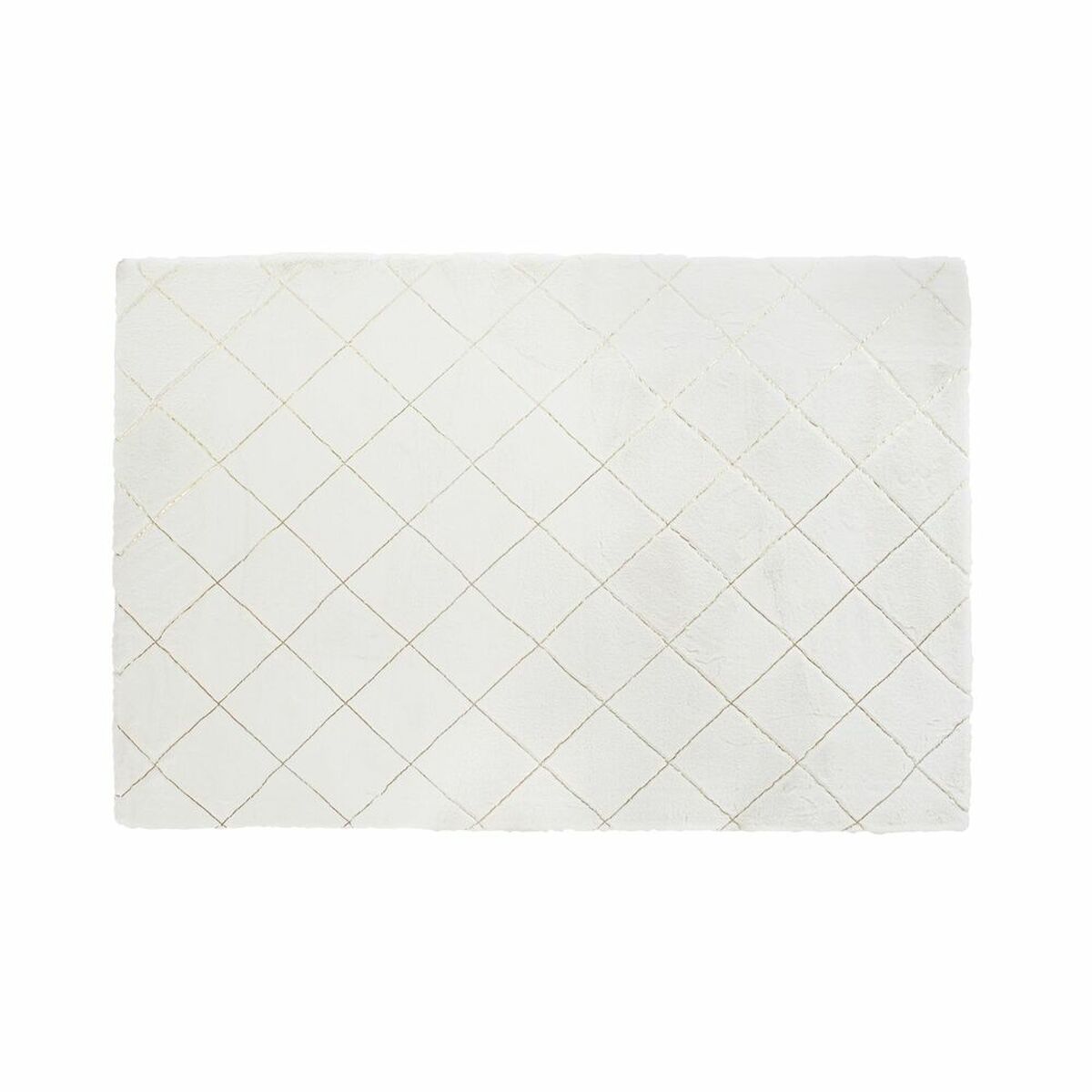 Carpet DKD Home Decor Weiß Modern (120 x 180 x 2,2 cm) – Produktbild 1