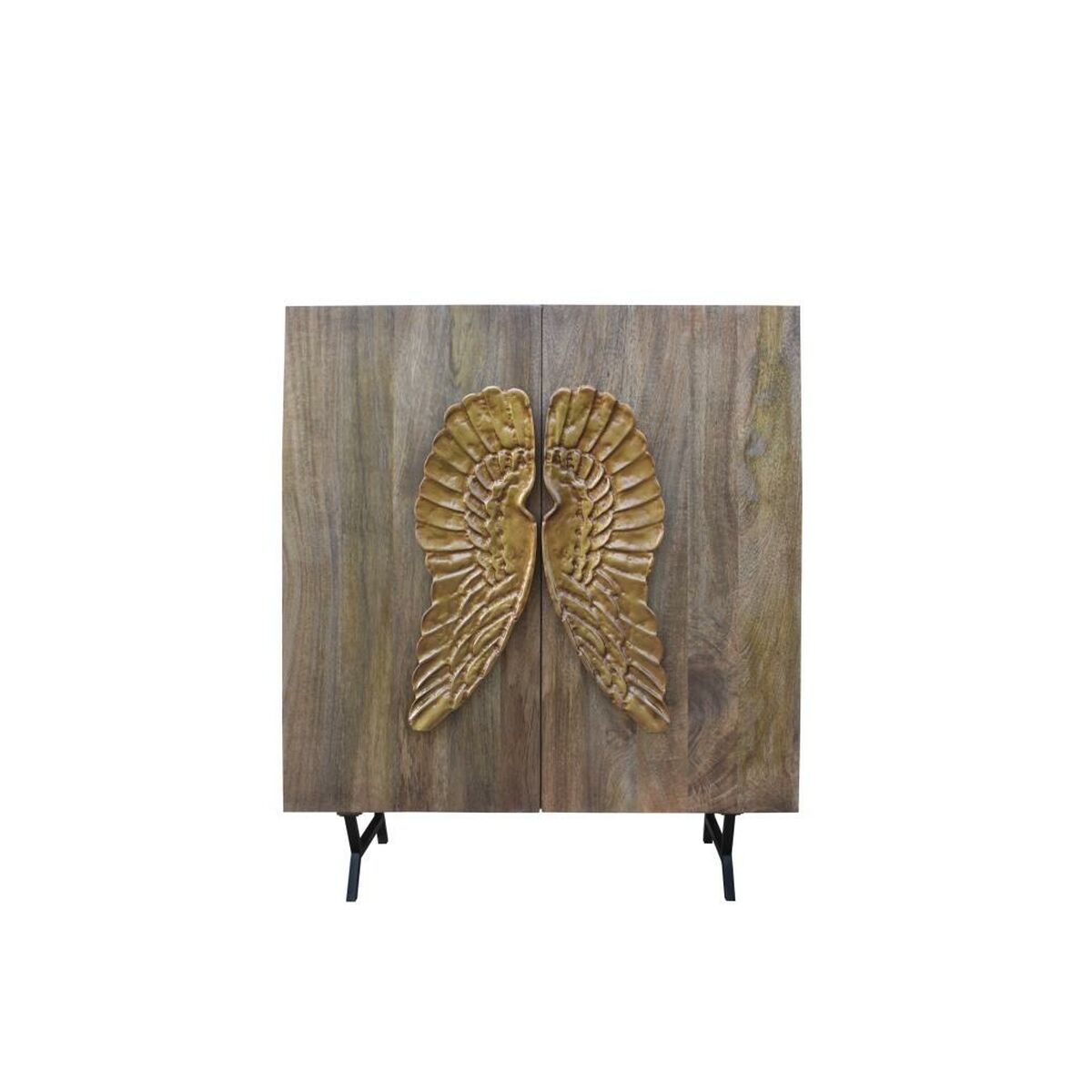 DKD Home Decor Sideboard Braun Gold Mango Holz – Produktansicht 2
