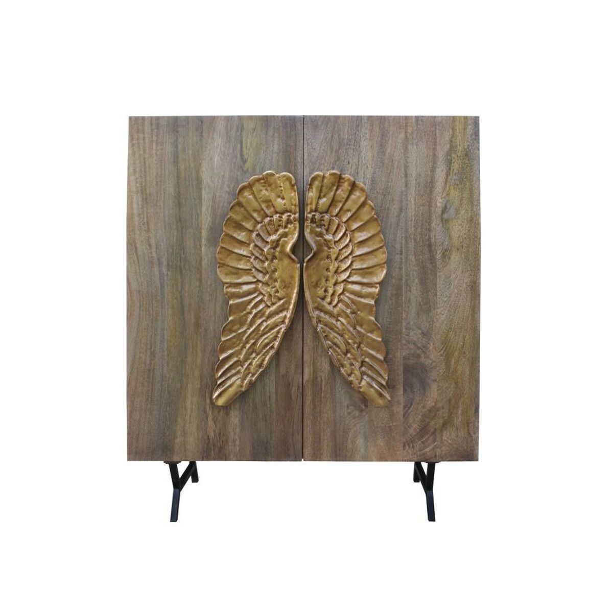 DKD Home Decor Sideboard Braun Gold Mango Holz – Produktansicht 1