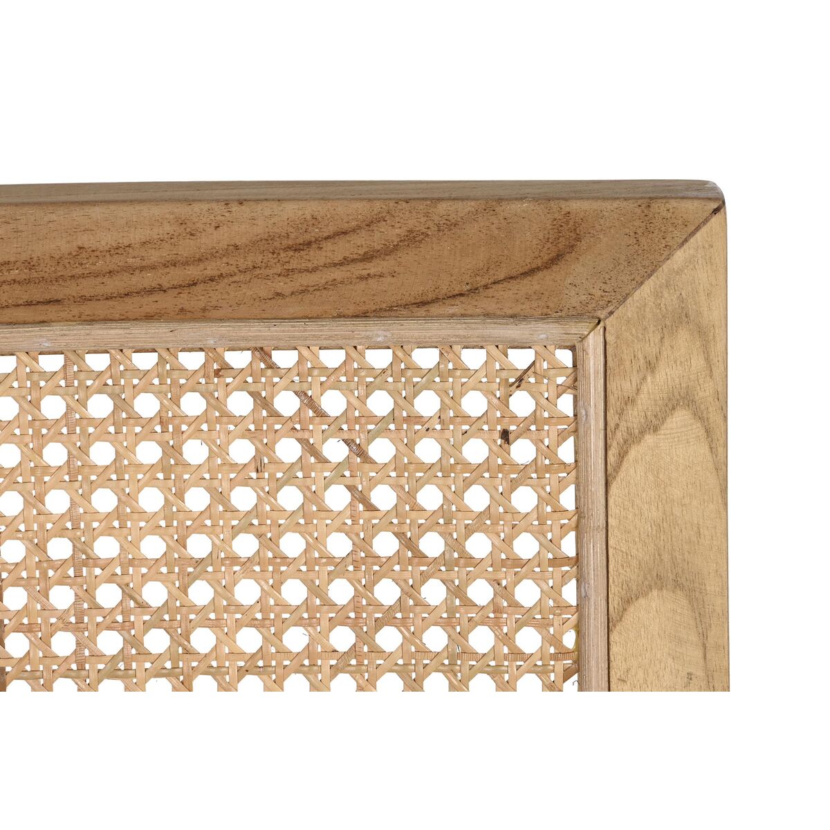 DKD Home Decor Esszimmerstuhl Natural Teak Rattan – Produktansicht 3