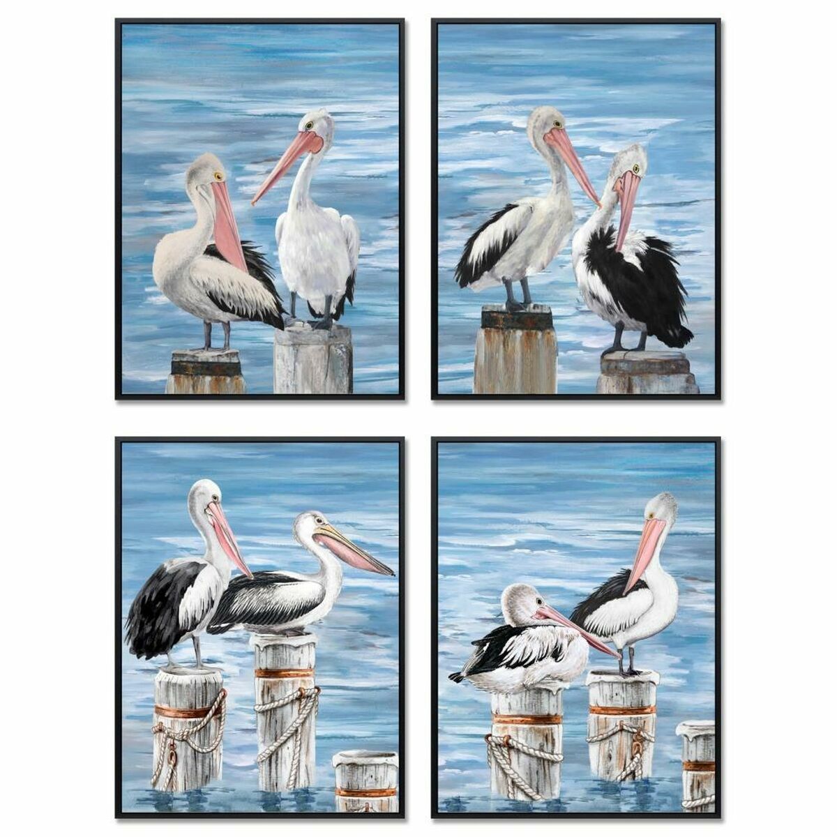 Canvas DKD Home Decor polystyrene Canvas 53 x 3,5 x 73 cm – Produktbild 1