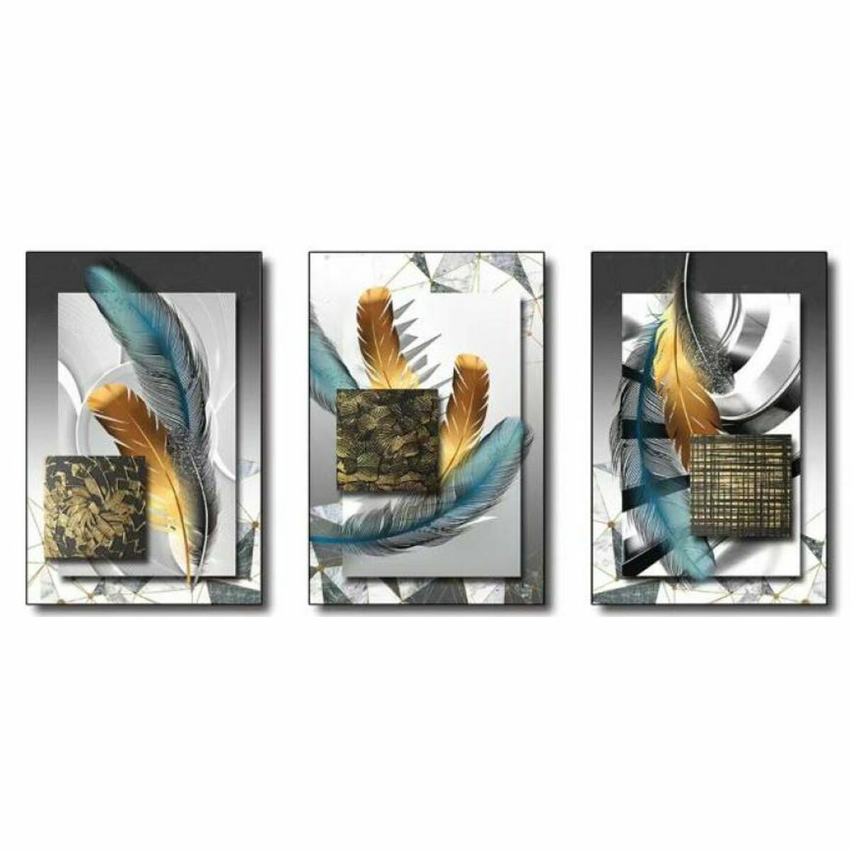 DKD Home Decor Leinwandbild Polystyrol Leinwandbild – Glitter – Produktansicht 1