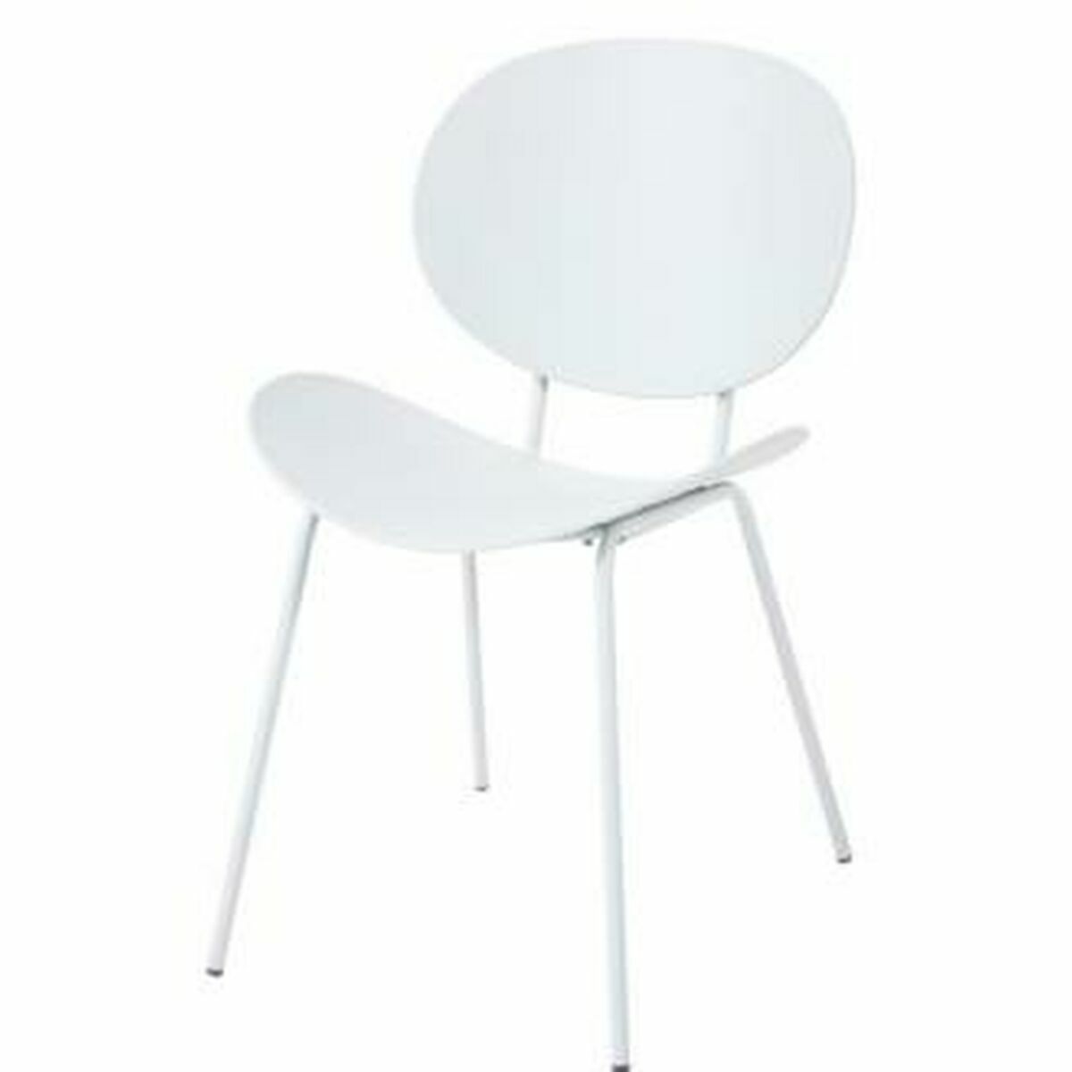 DKD Home Decor Stool Schwarz Metall Weiß Polypropylen – Produktansicht 5