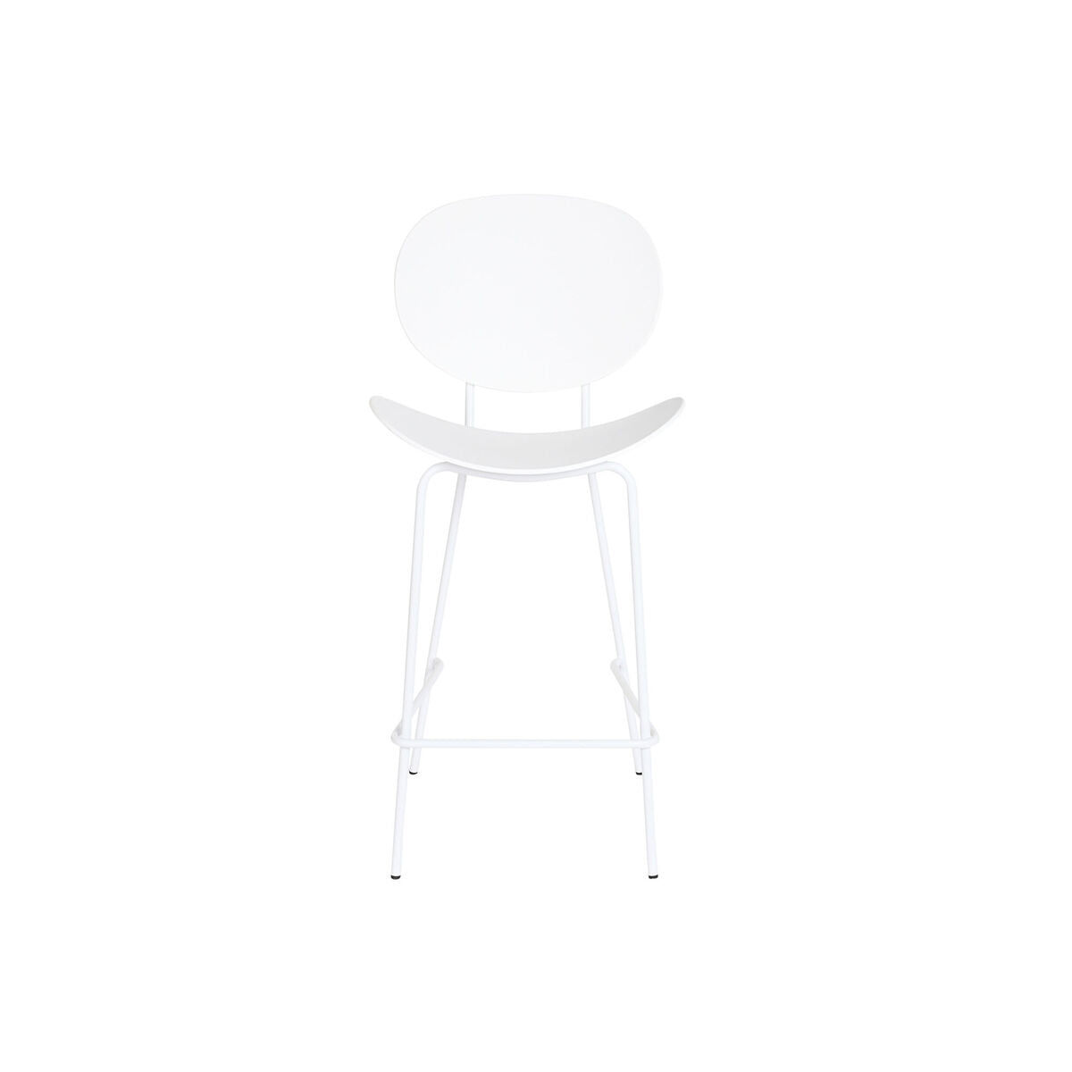 DKD Home Decor Stool Schwarz Metall Weiß Polypropylen – Produktansicht 3