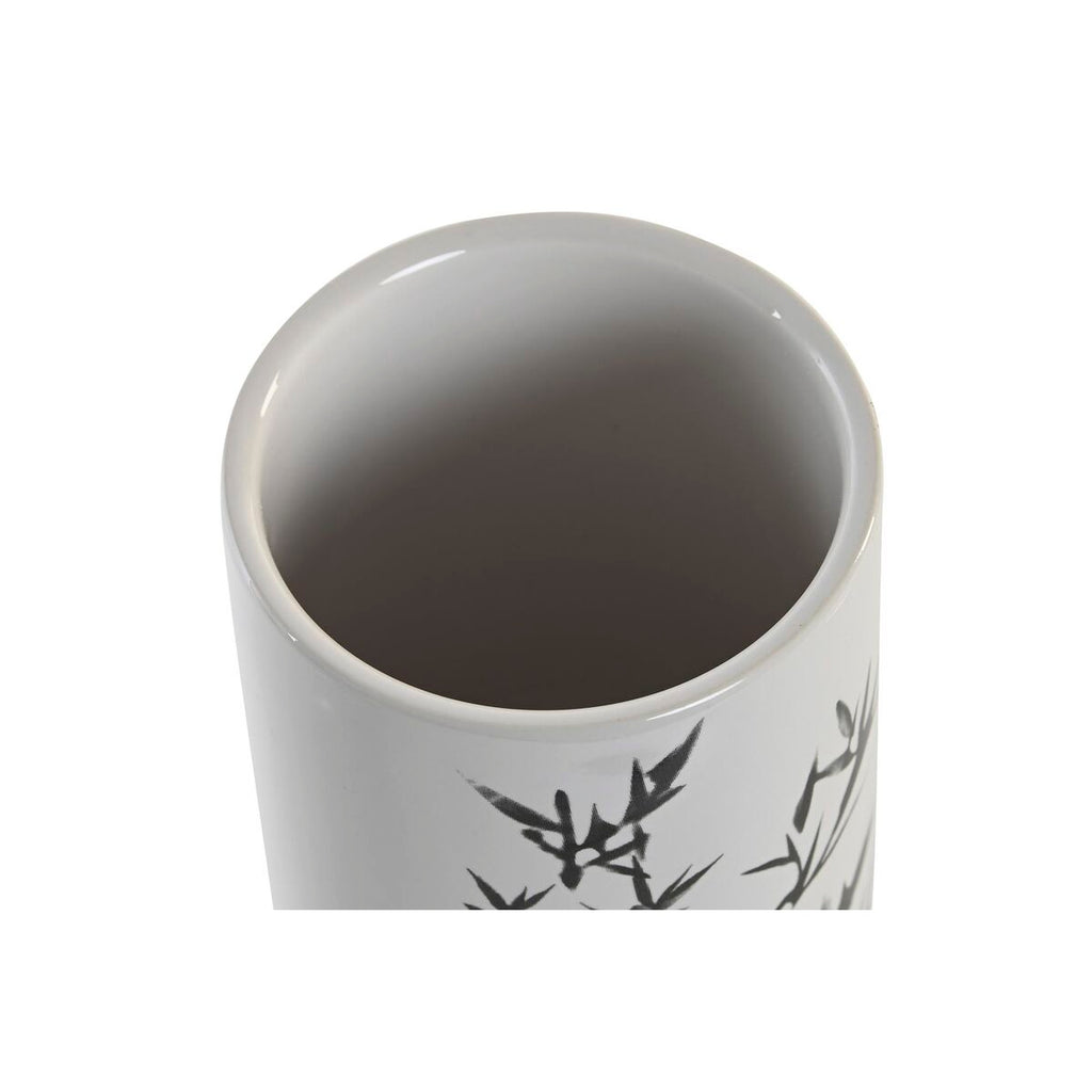 DKD Home Decor Zahnbürste Halter Weiß Schwarz Rubber Holz Stoneware – Produktansicht 2