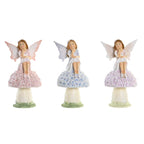 DKD Home Decor Dekofigur Blau Rosa Lilac Fairy – Produktansicht 1