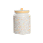 DKD Home Decor Tin Weiß Gelb Dolomite Shabby Chic – Produktansicht 1