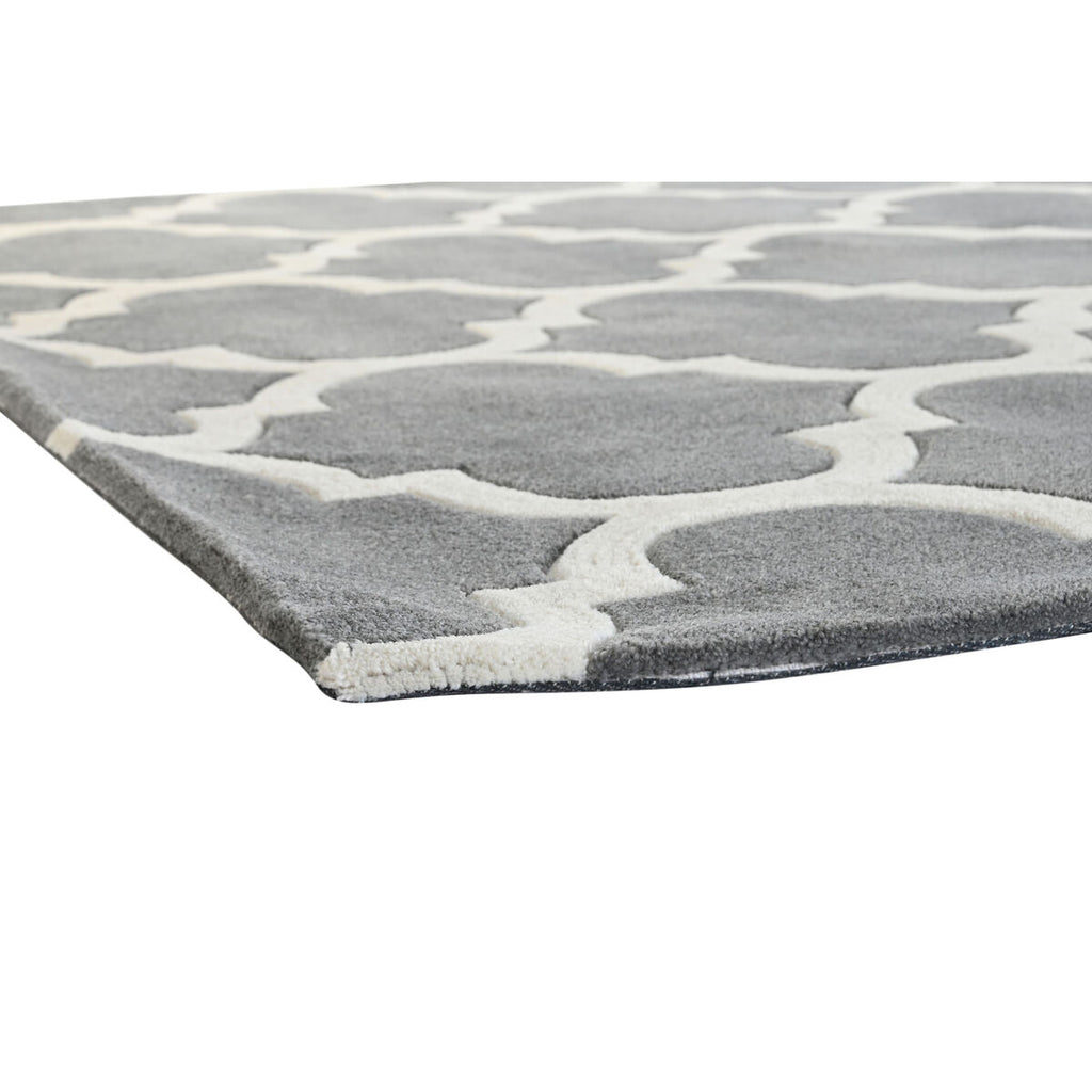 DKD Home Decor Teppich Grau Polyester Ethnic – Produktansicht 3