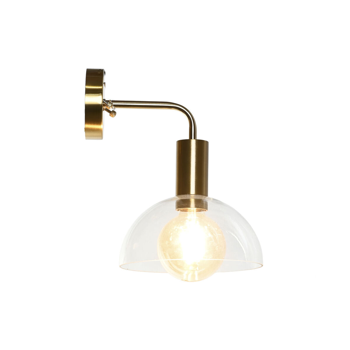 DKD Home Decor Wand Lamp Gold Metall Crystal 50 W Modern 220 V 20 x 25 x 28 cm – Produktansicht 1
