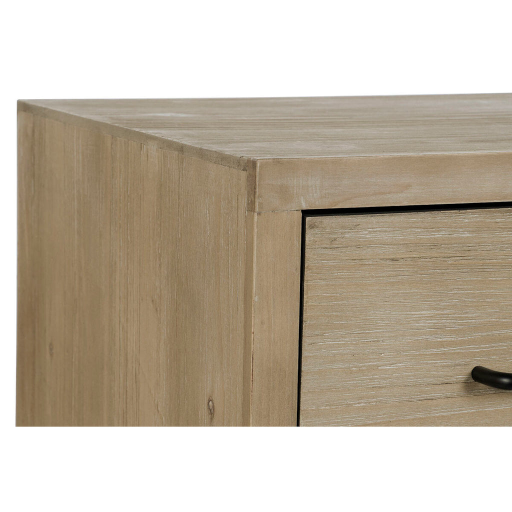DKD Home Decor Sideboard Schwarz Natural Metall MDF Holz – Produktansicht 2