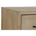 DKD Home Decor Sideboard Schwarz Natural Metall MDF Holz – Produktansicht 2