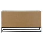 DKD Home Decor Sideboard Schwarz Natural Metall MDF Holz – Produktansicht 7