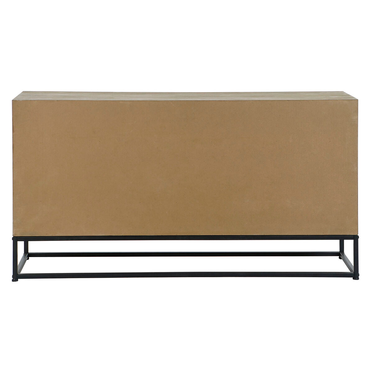DKD Home Decor Sideboard Schwarz Natural Metall MDF Holz – Produktansicht 7