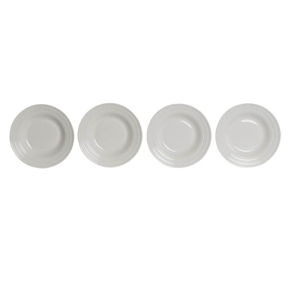 DKD Home Decor Tiefer Teller Weiß Porzellan – Produktansicht 3
