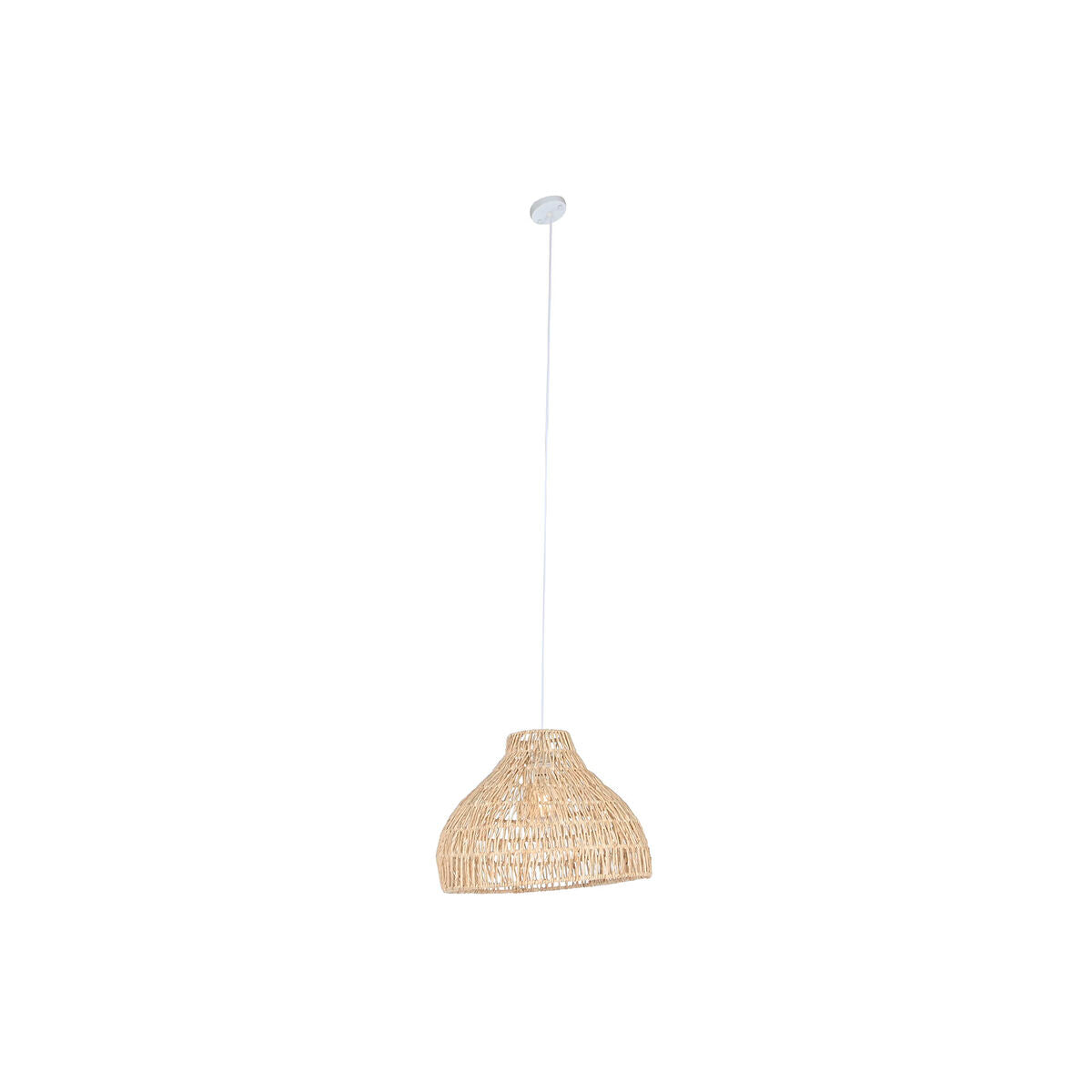 Home ESPRIT Deckenleuchte Leicht Braun Metall Rope 53 x 42 x 32 cm – Produktansicht 1