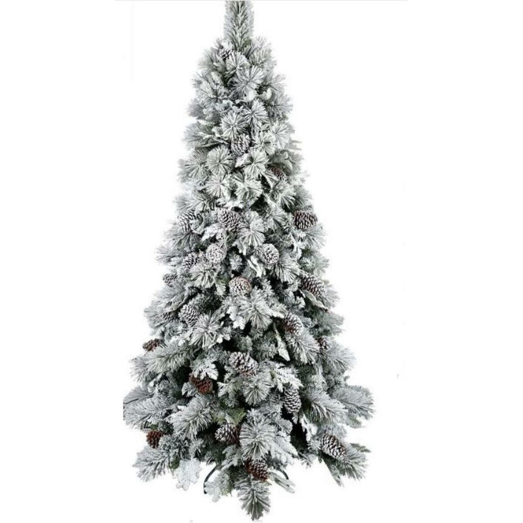Home ESPRIT Weihnachtsbaum Weiß PVC Aluminium Snowfall – Produktansicht 1