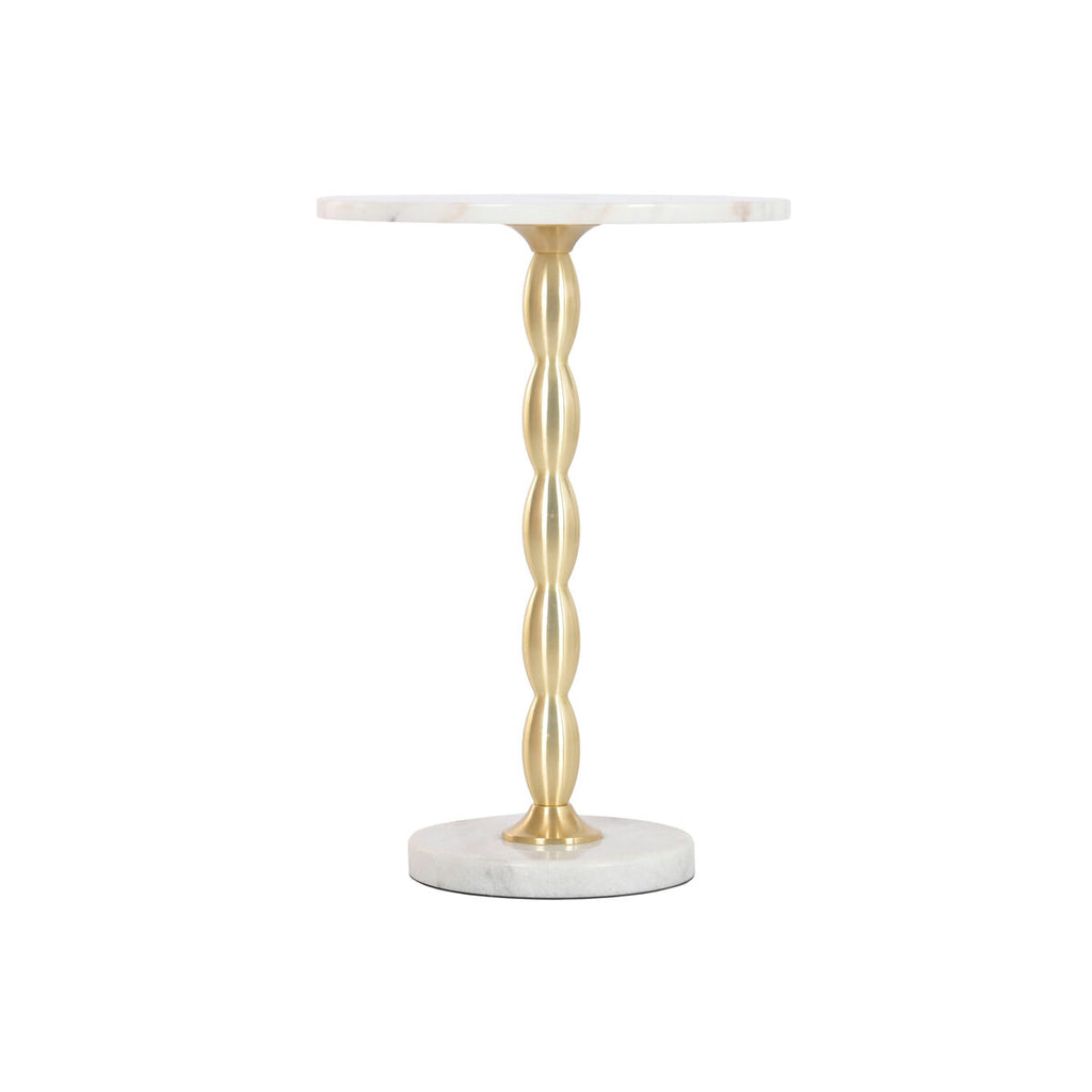 Home ESPRIT Beistelltisch Weiß Gold – Produktansicht 2