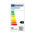 Deckenleuchte EDM 31597 Aluminium Kunststoff 20 W 22,5 x 22,5 x 4 cm (6400 K) – Produktansicht 4