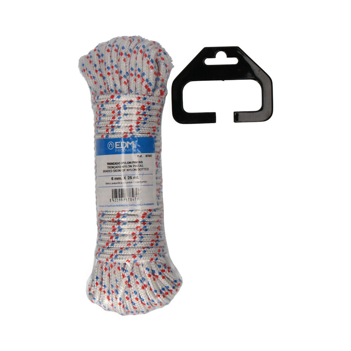 Braided rope EDM 87847 Tricolour Nylon 25 m – Produktansicht 2