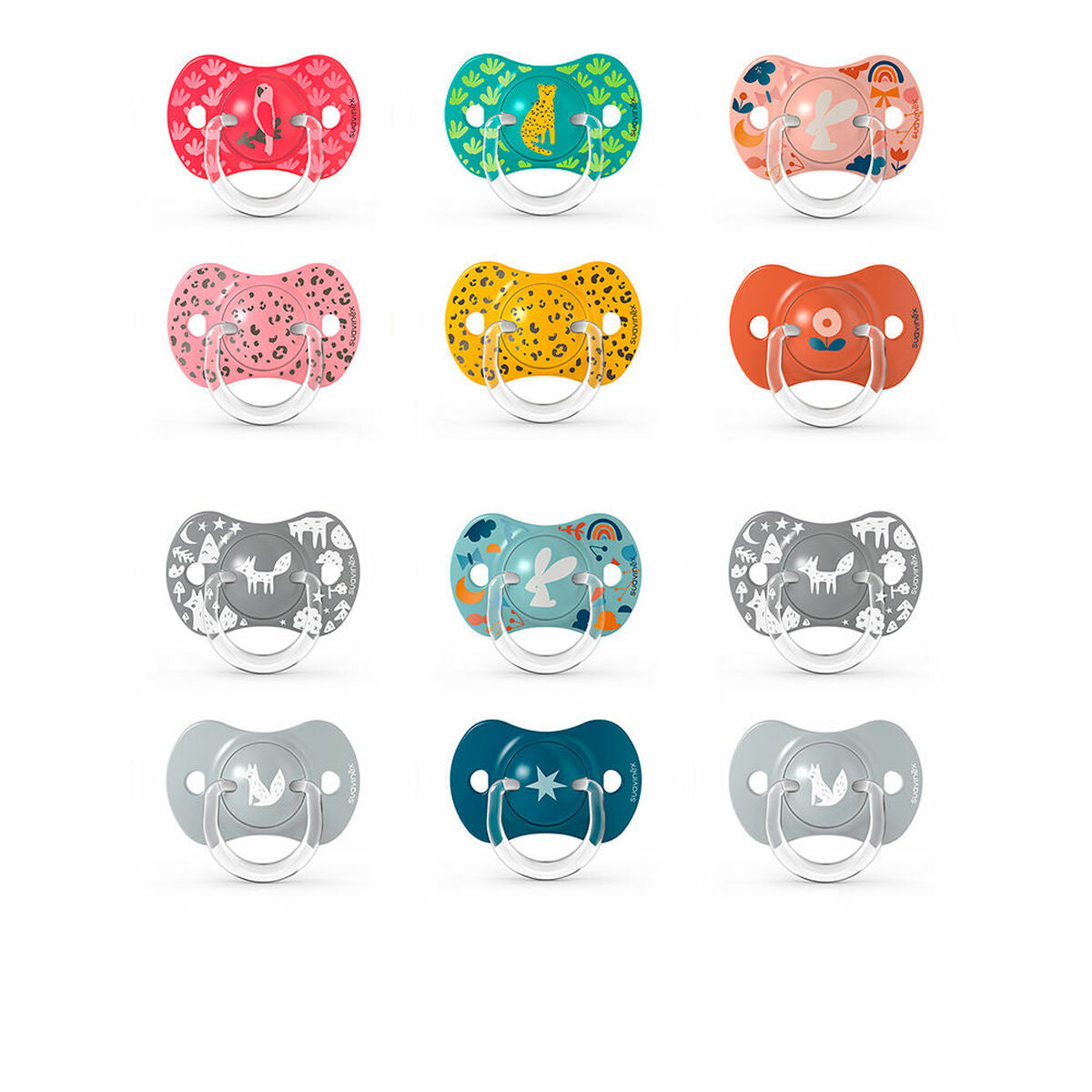 Pacifier Suavinex Prints Mehrfarbig (2 Stück) – Produktbild 1