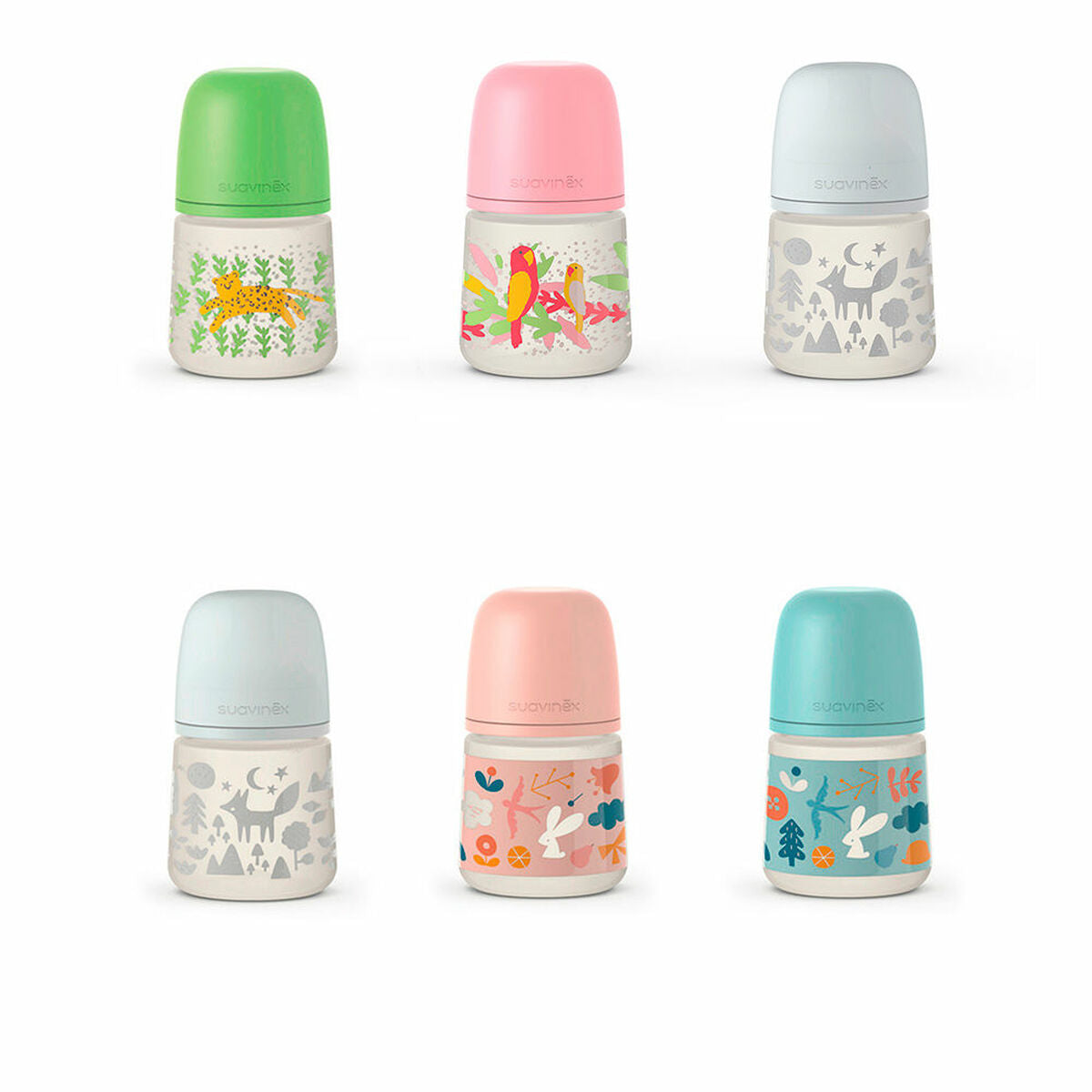 Suavinex Babyflasche Prints S 150 ml – Produktansicht 1