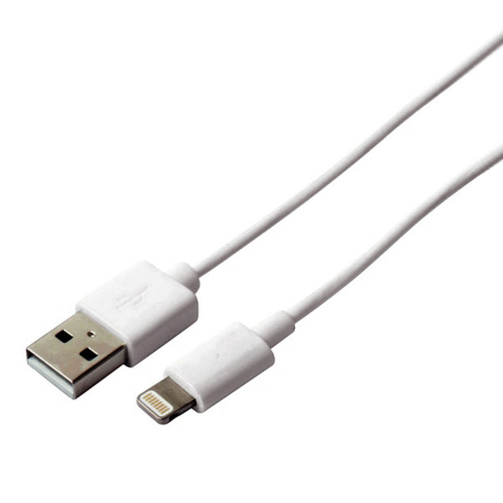 KSIX USB-auf- Lightning Kabel Apple-compatible Weiß – Produktansicht 2