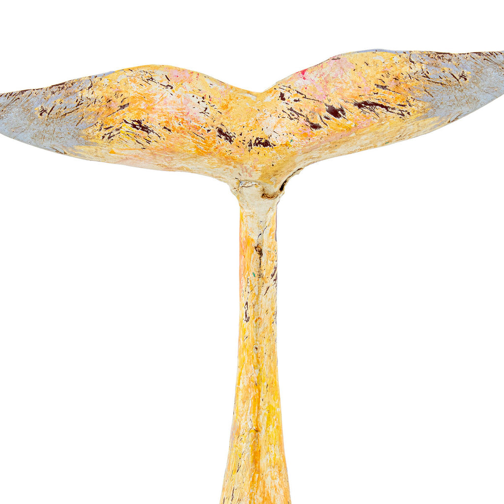 Alexandra House Living Dekofigur Gelb Whale Iron – Produktansicht 4