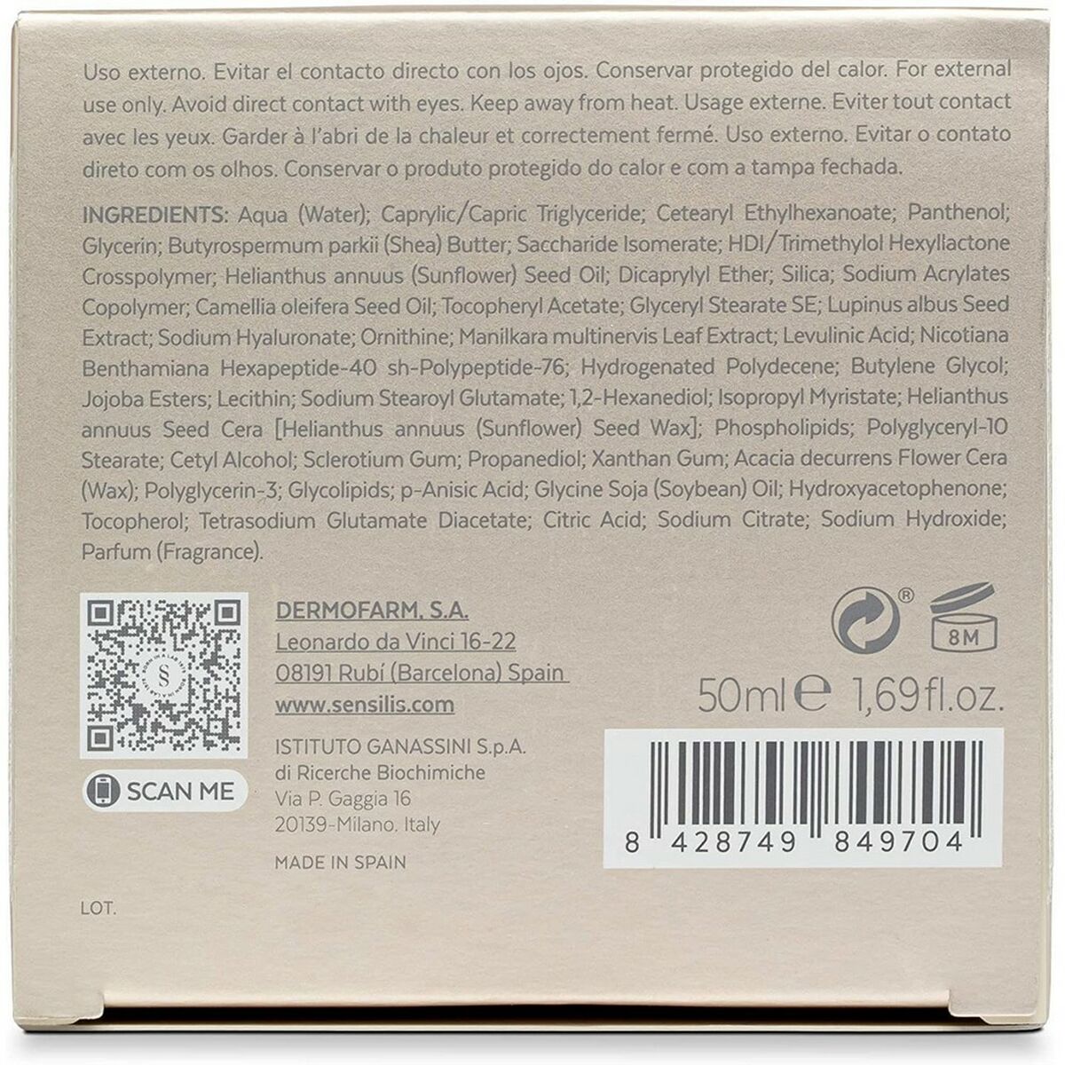 Sensilis Day Creme Eternalist 50 ml – Produktansicht 5