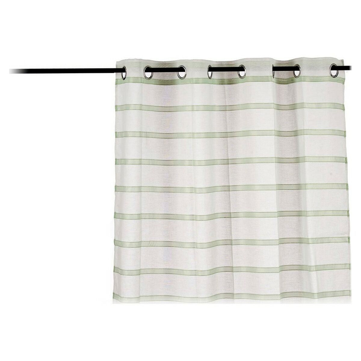Curtain Gift Decor Grün 140 x 0,1 x 260 cm Net curtain Stripes – Produktbild 1