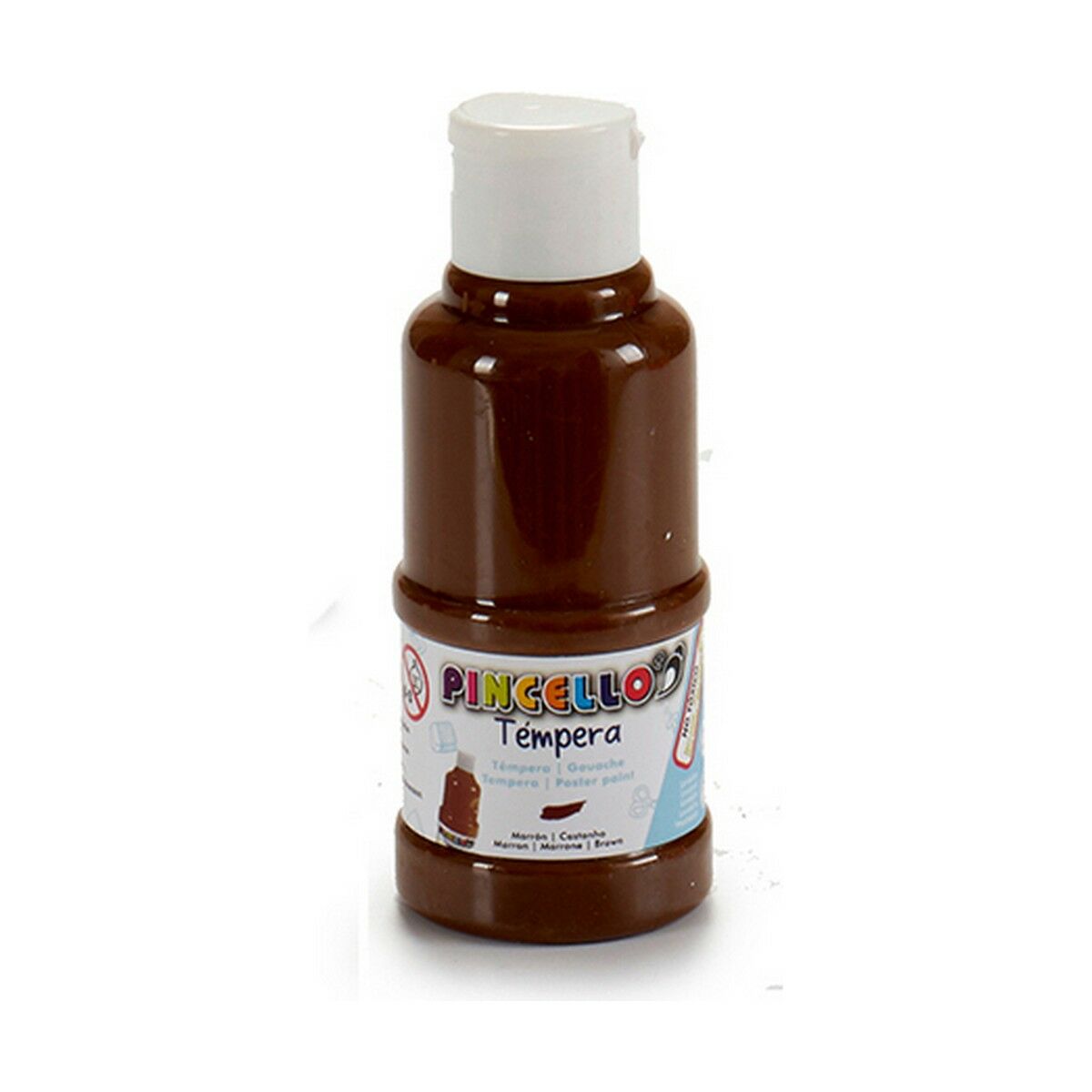 Tempera Pincello Braun 120 ml – Produktbild 1