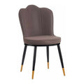 Gift Decor Armchair Schwarz Lila Gold Shell – Produktansicht 1
