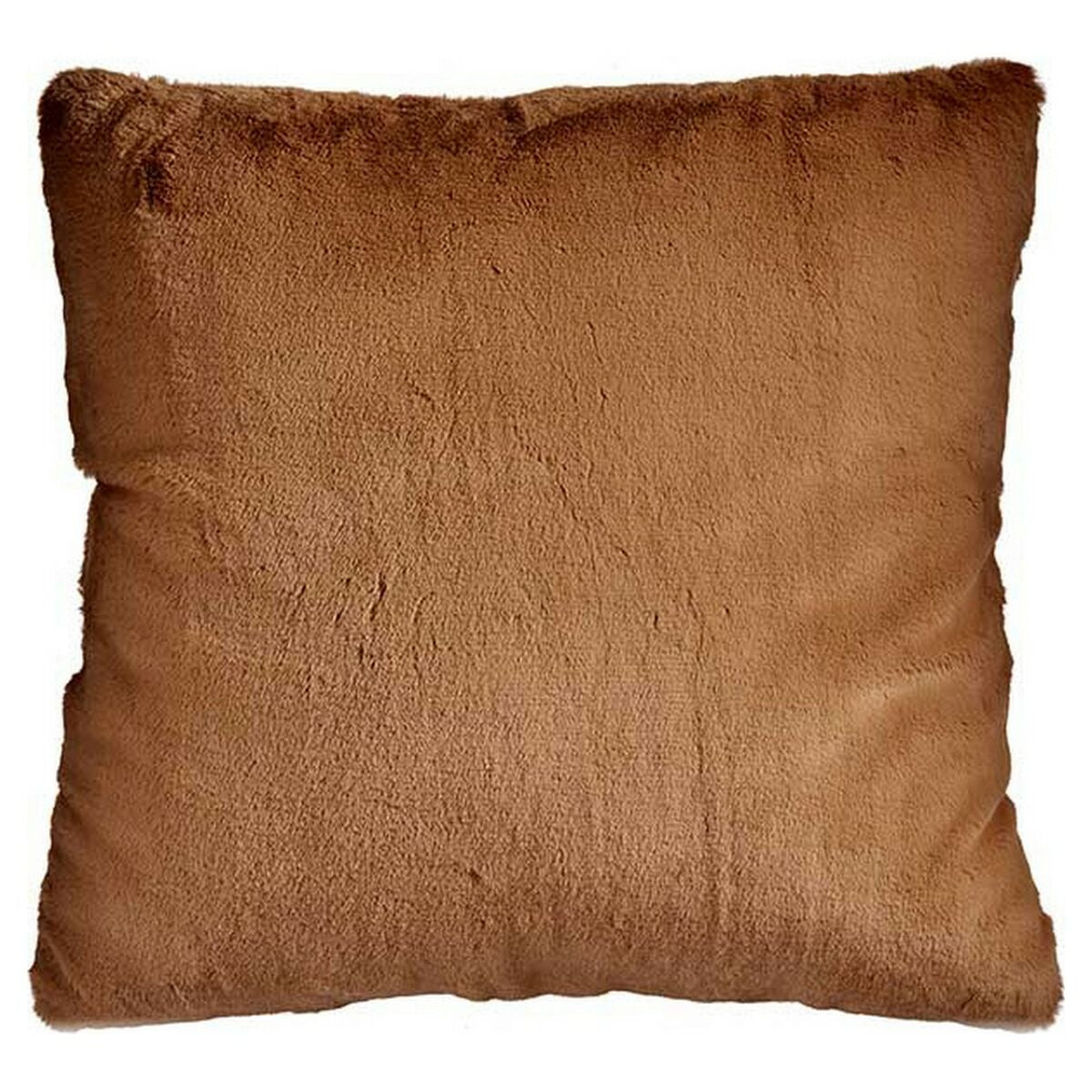 Gift Decor Kissen Braun Kunststoff – Synthetic Leather – Produktansicht 1