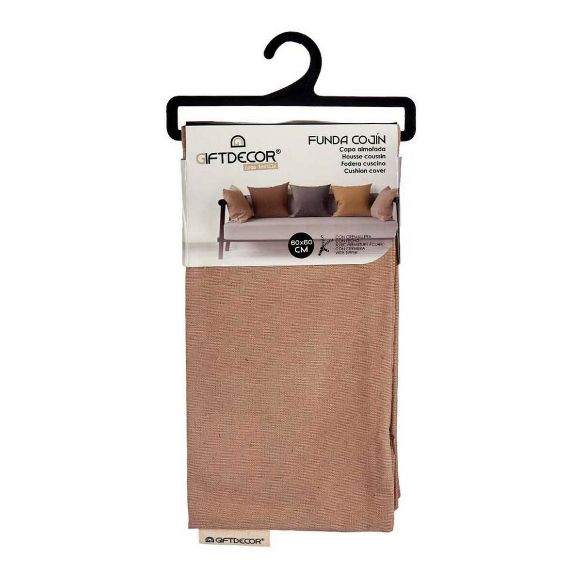 Gift Decor Kissenbezug Braun – Produktansicht 5