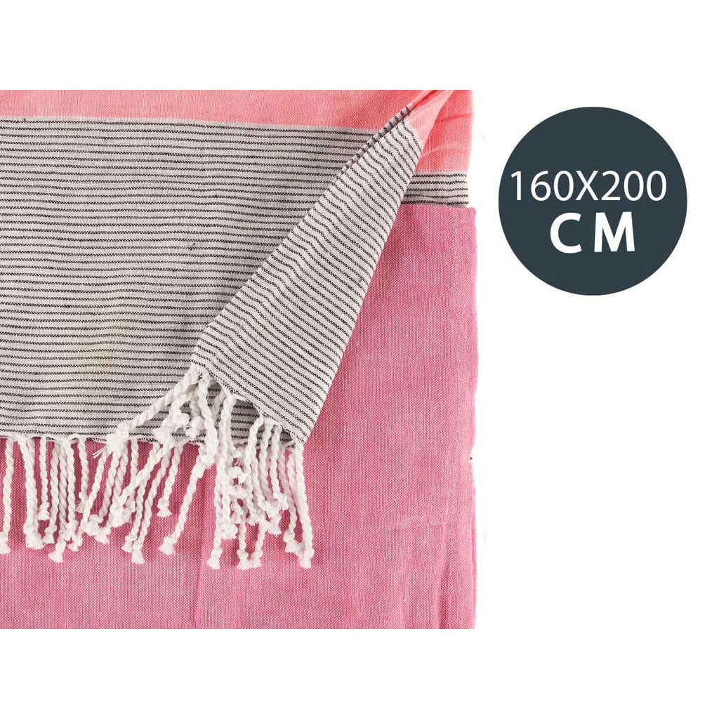 Gift Decor Multipurpose throw Rosa Stripes – Produktansicht 3