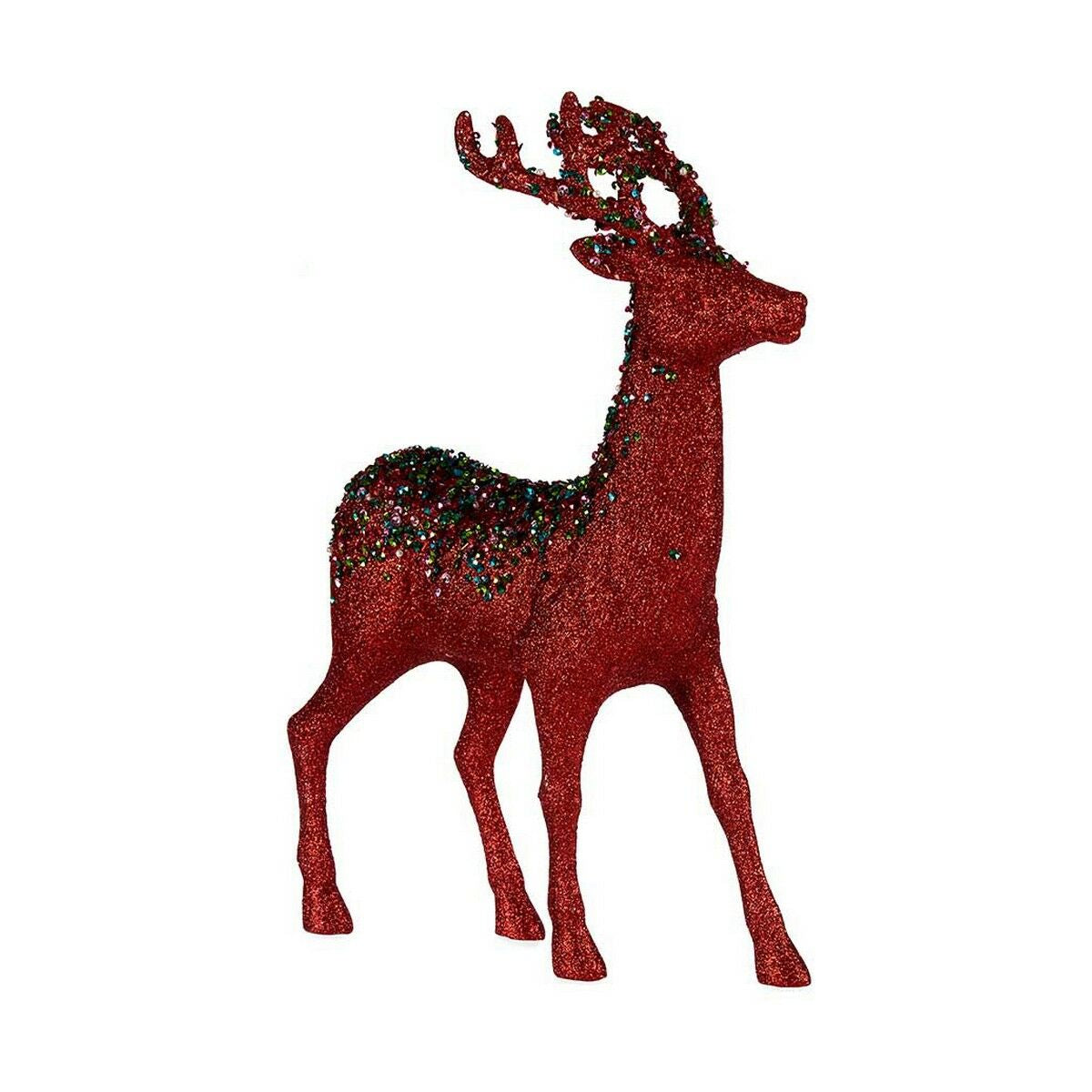 Christmas Reindeer Krist+ Blau Rot Fuchsia Reindeer 15 x 45 x 30 cm – Produktbild 1