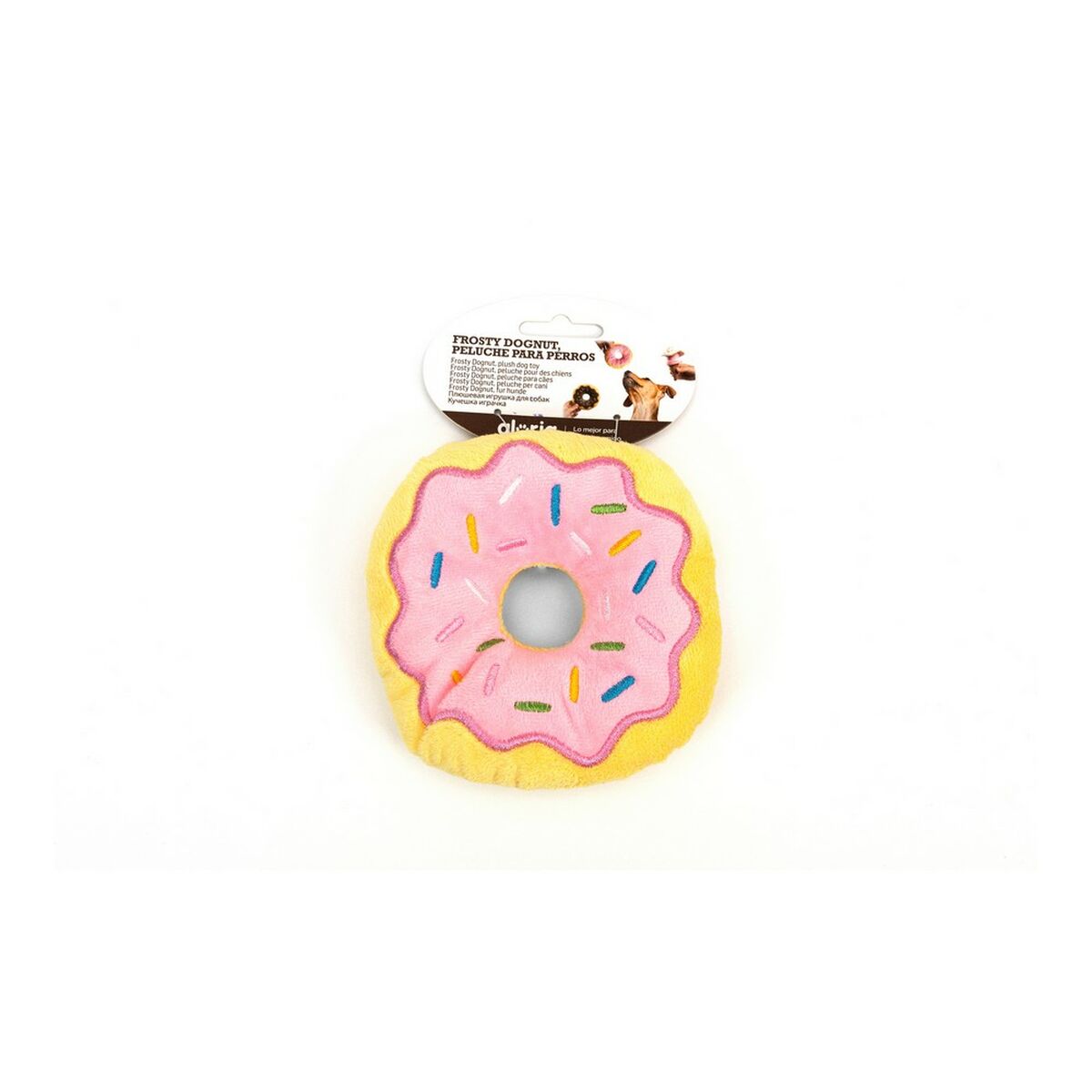 Gloria Weich Spielzeug für dogs Frosty 3 x 5 x 14 cm Donut Rosa – Produktansicht 3