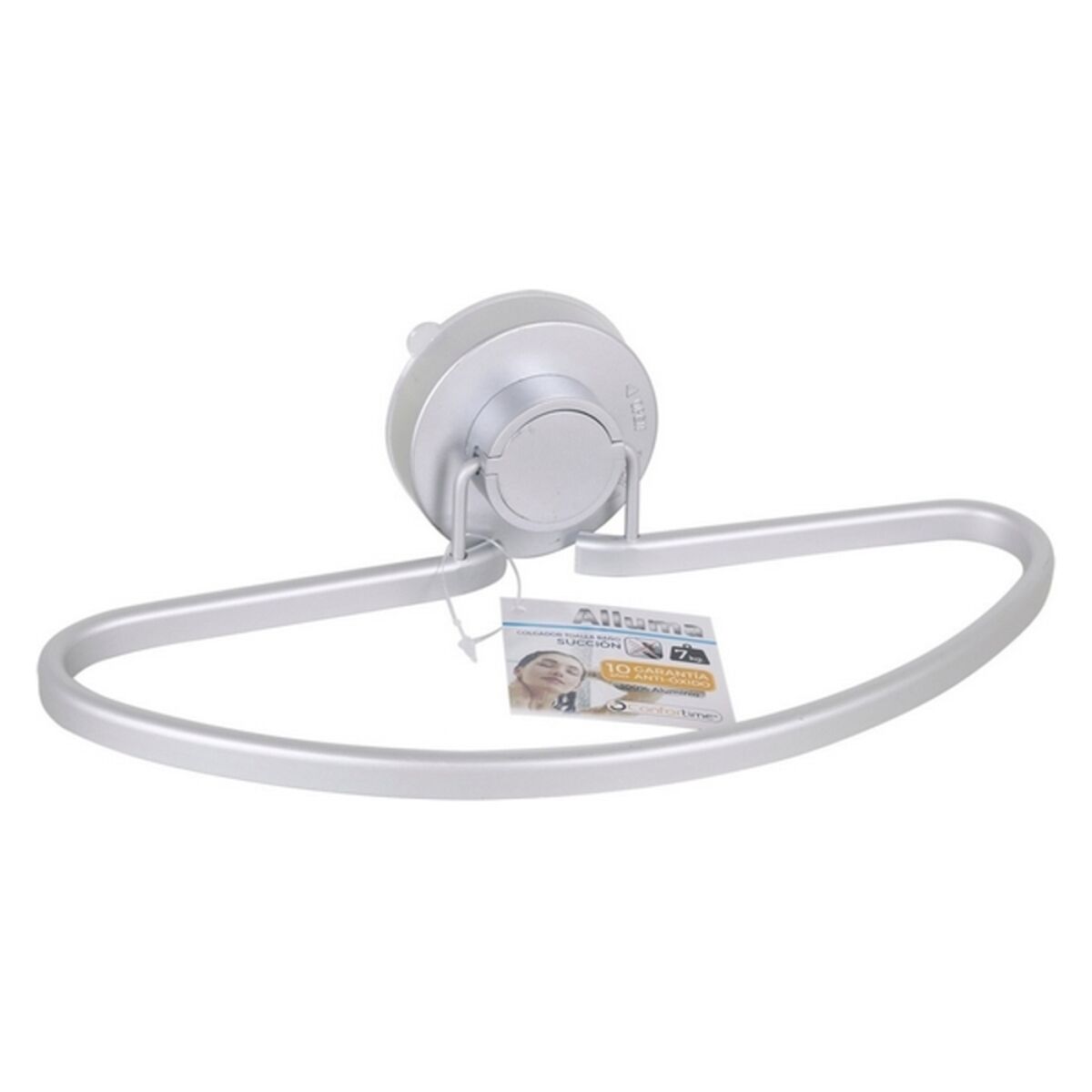 Confortime Loop Handtuchwärmer Aluminium – Produktansicht 1