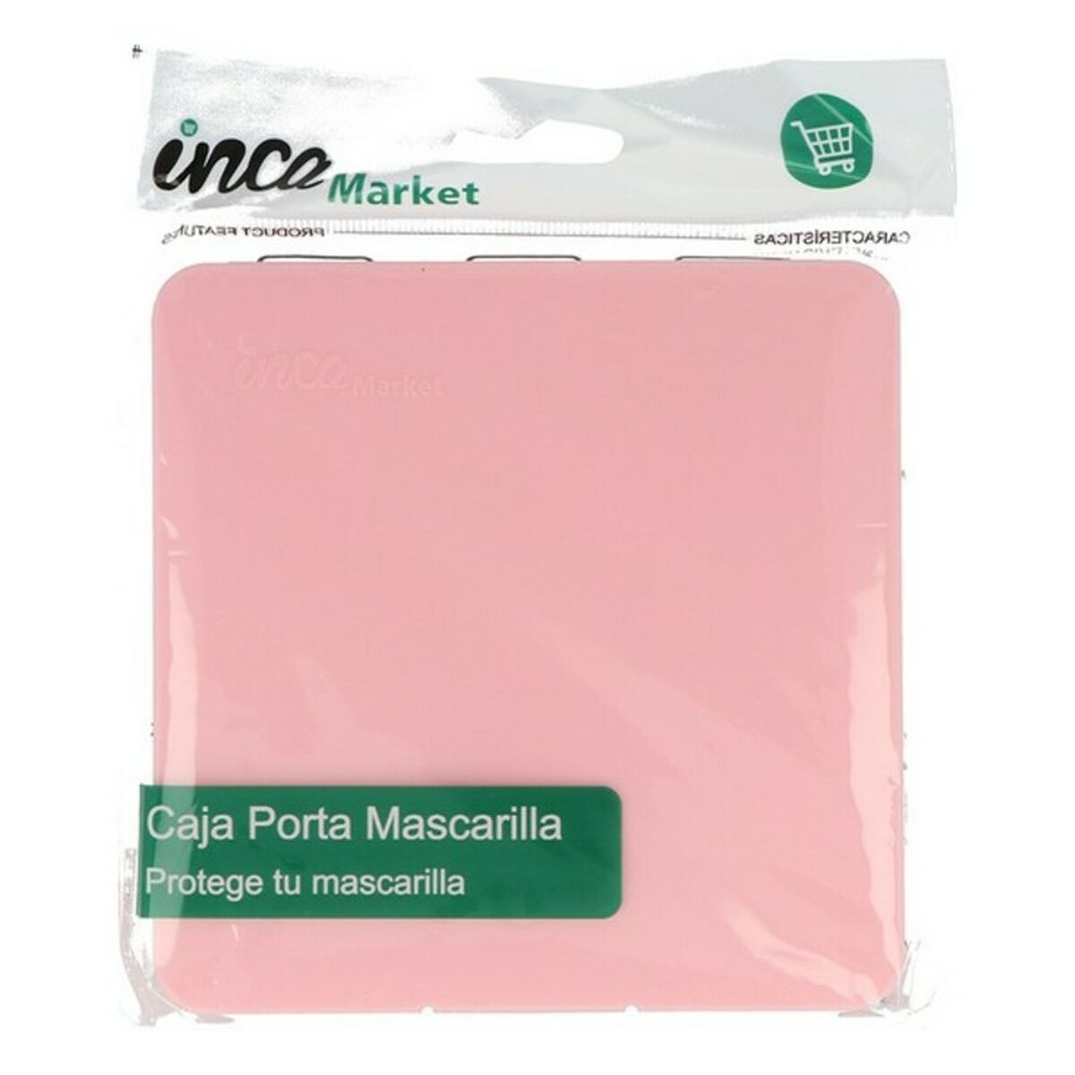 Inca Tragbar Maske Etui FFP2 Rosa – Produktansicht 1