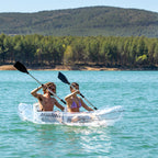 InnovaGoods Aufblasbares transparentes Kajak mit Zubehör Paros 312 cm 2 Personen – Produktansicht 6