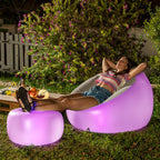 Aufblasbar Armchair mit Multicoloured LED & Fern Steuerung Chight InnovaGoods – Produktansicht 6
