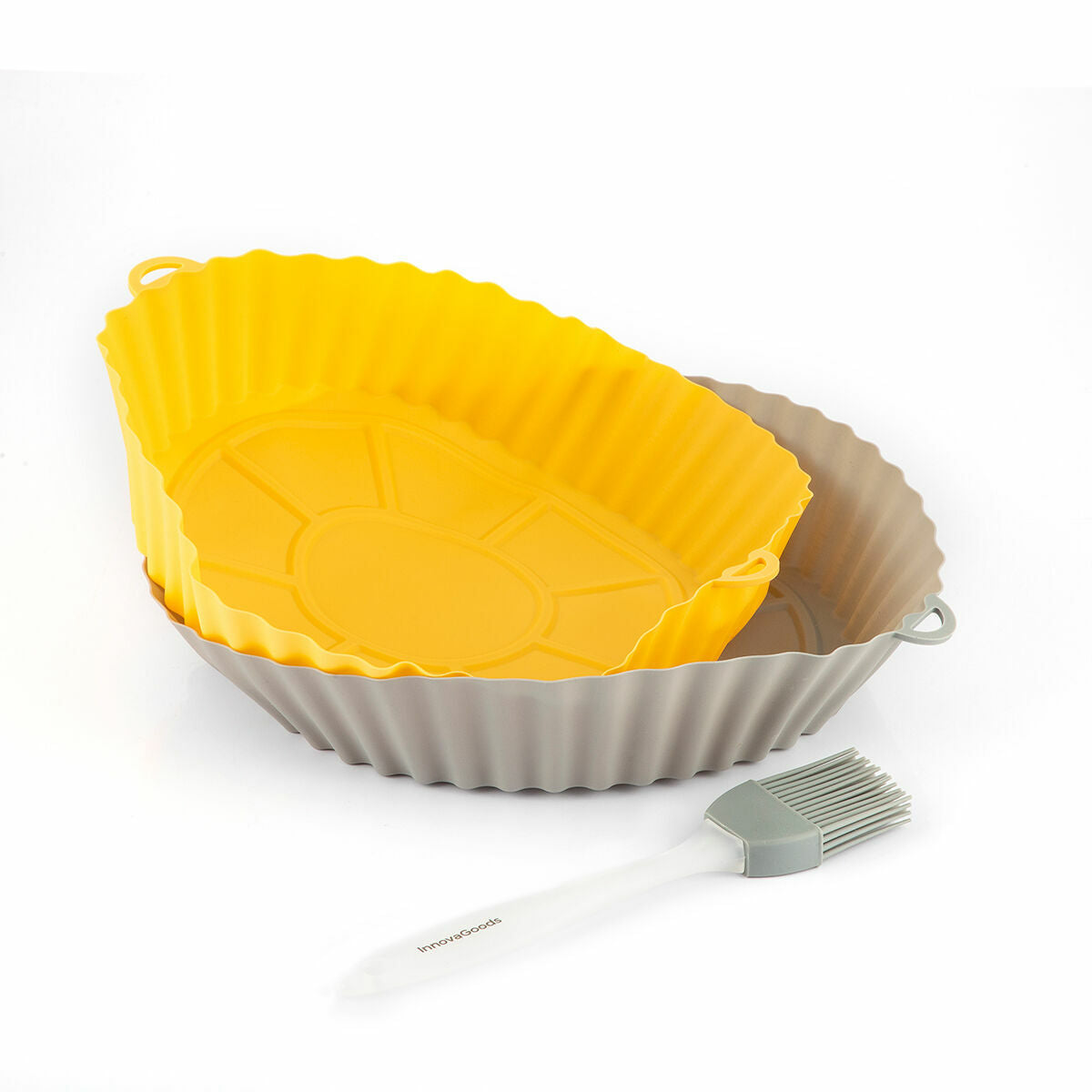 Silicone Baskets mit Bürste für Air Fryers Mollicon InnovaGoods – Produktansicht 9