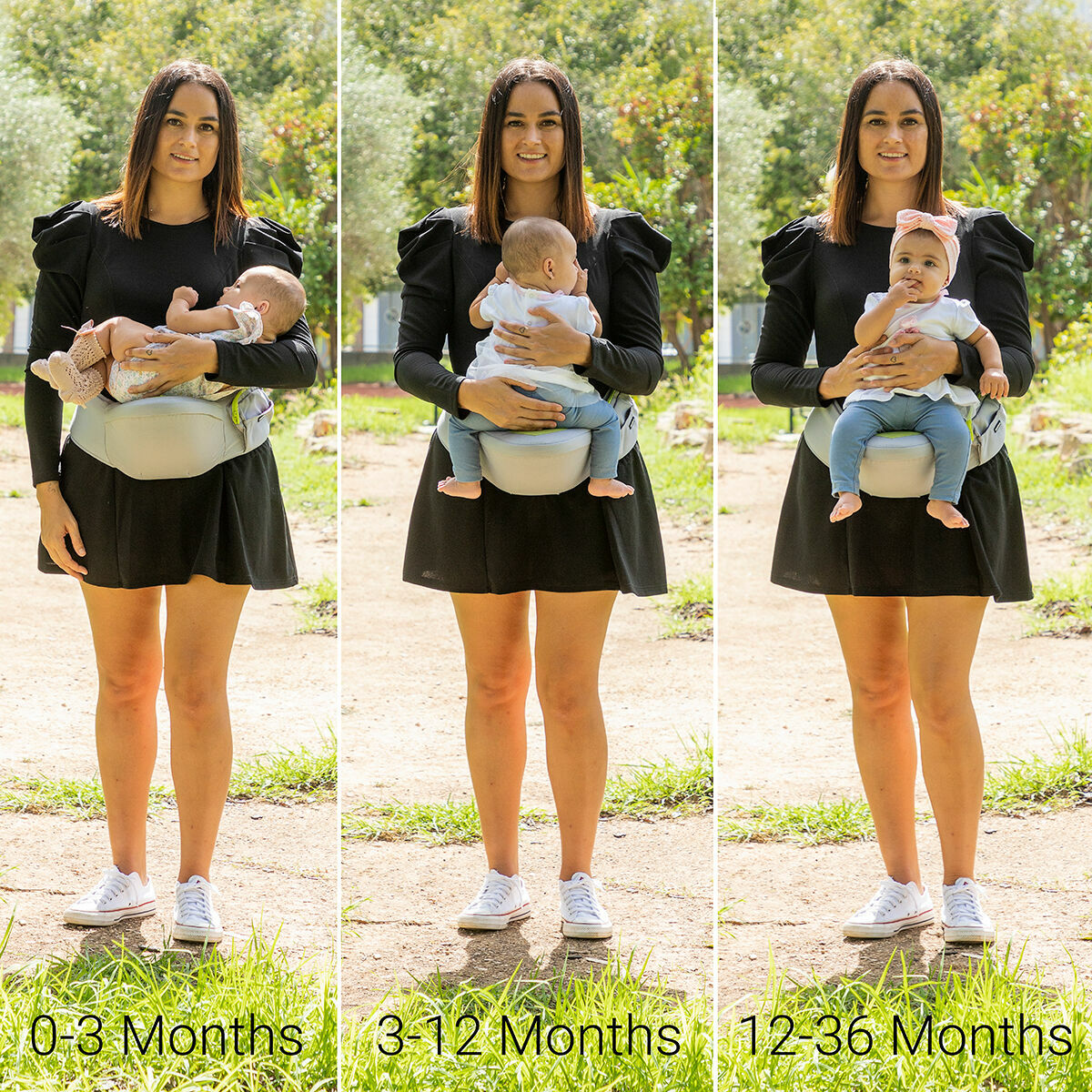 Developmental Waist Belt Baby Carrier with Pockets Seccaby InnovaGoods – Produktbild 4