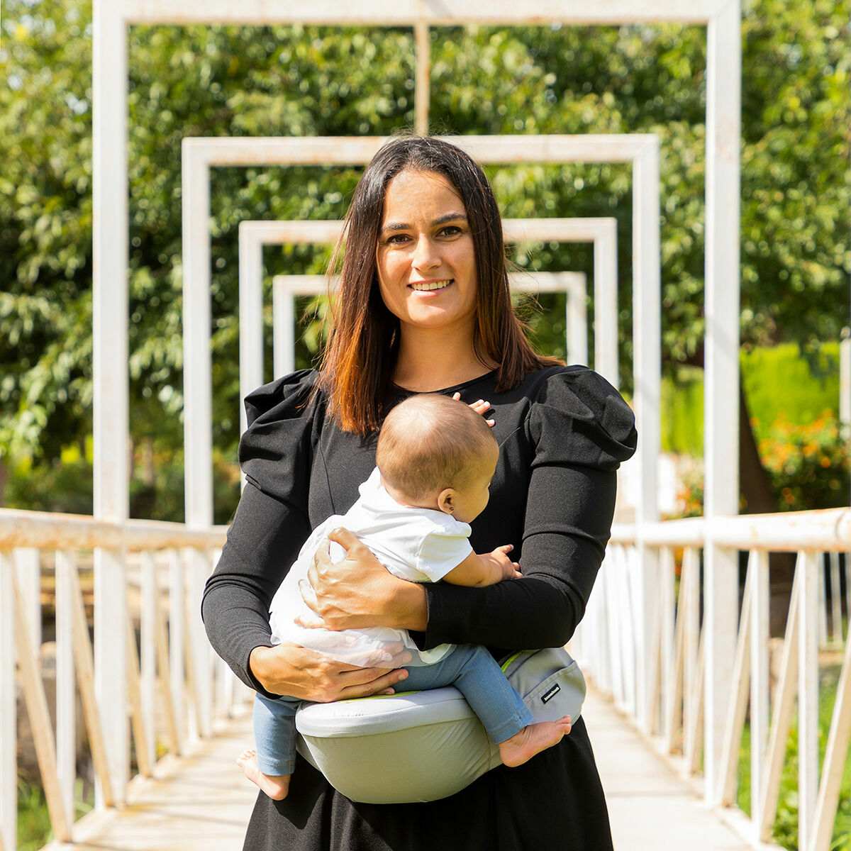 Developmental Waist Belt Baby Carrier with Pockets Seccaby InnovaGoods – Produktbild 5