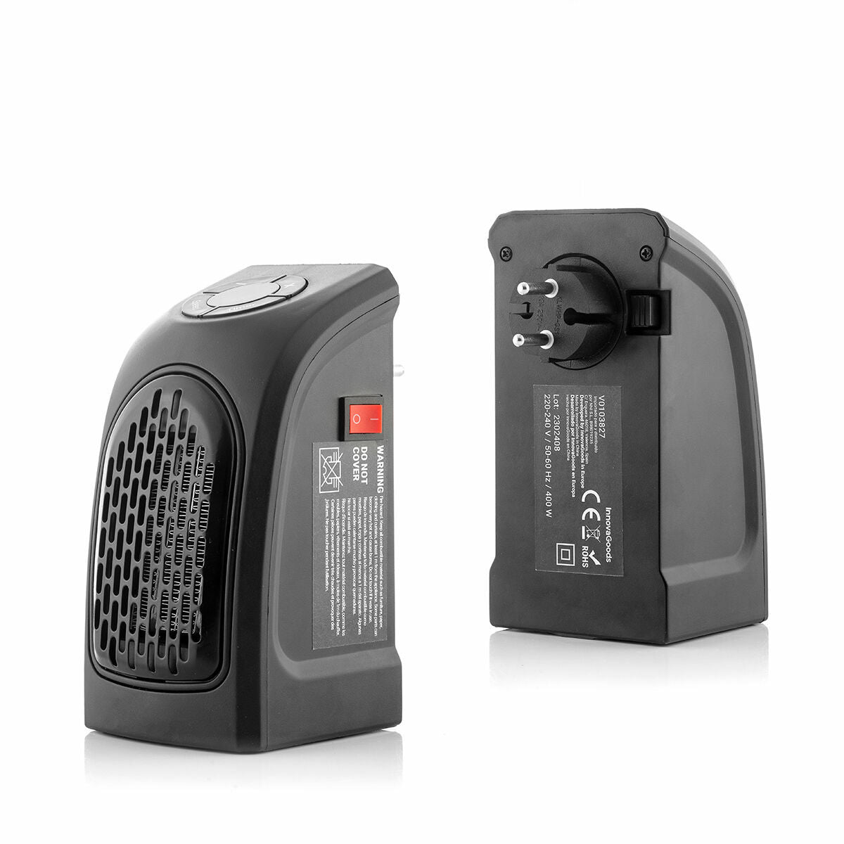InnovaGoods Tragbar Mini Plug Heizgerät Heatpod 400 W – Produktansicht 8