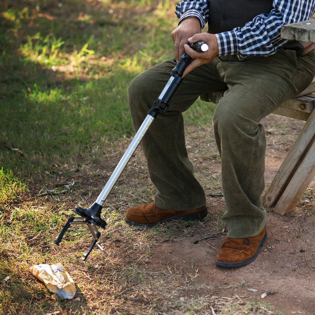 Extendable Walking Stick mit LED, Alarm & Grabber Hannde InnovaGoods – Produktansicht 3