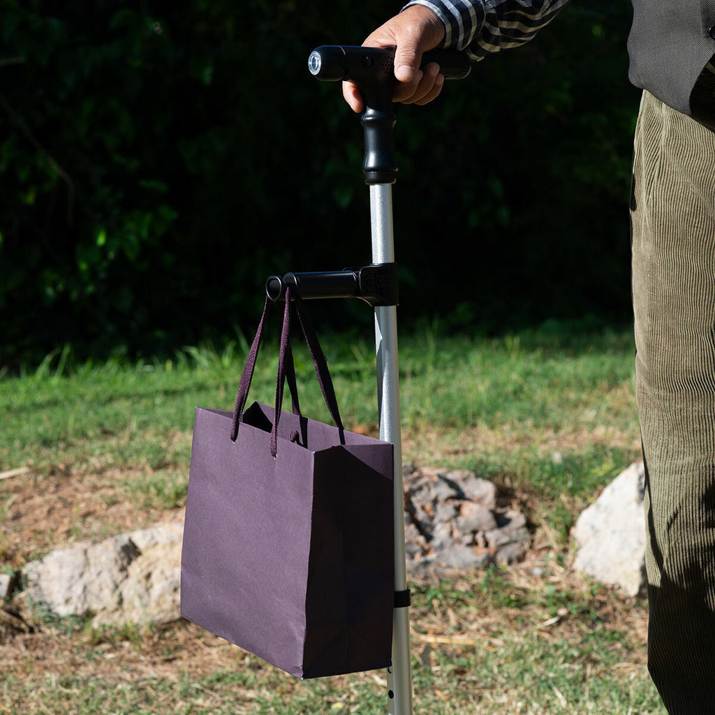 Extendable Walking Stick mit LED, Alarm & Grabber Hannde InnovaGoods – Produktansicht 7