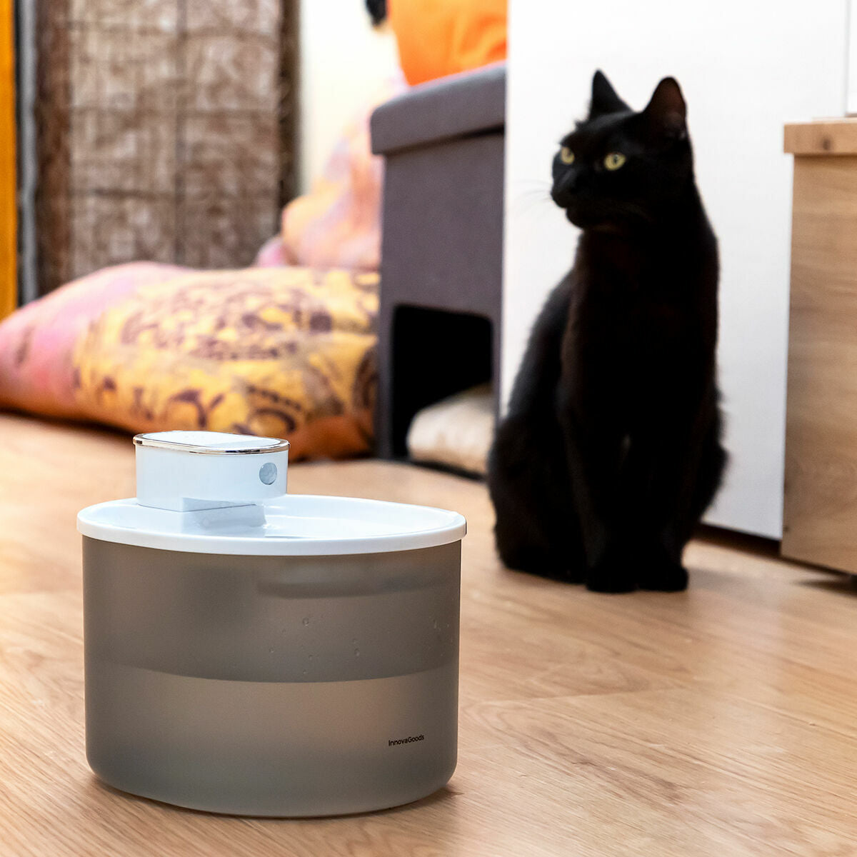 InnovaGoods Wiederaufladbar Cat Wasser Fountain mit Sensor Refopet – Produktansicht 8